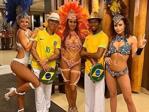 Brazil karneváli show és dobosok rendezvényre