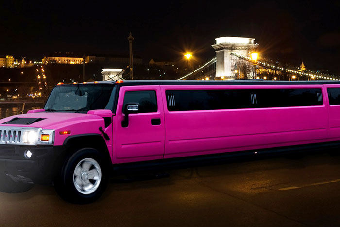 Pink Hummer limo rental Budapest