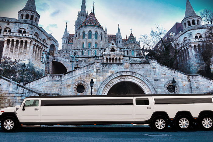 Hummer party limo rental Budapest
